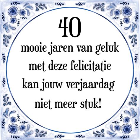 tekst man 40 jaar|40 Jaar ⋆ Verjaardagswensen